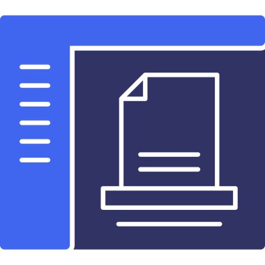 Modern yapı simgesinin vektör illüstrasyonu