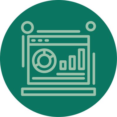 seo modern simgesinin vektör illüstrasyonu