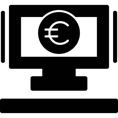 Avro bilgisayar monitörü ve işaret sembolü