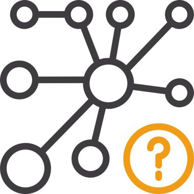 bağlantı ağı simgesi