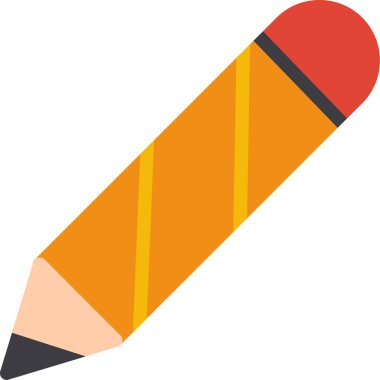 Kalem. Web simgesi basit illüstrasyon