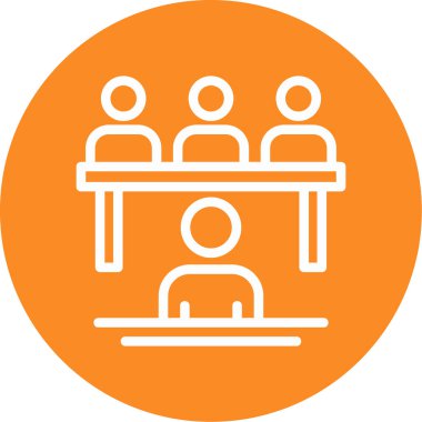 İnsan simgesinin vektör illüstrasyonu