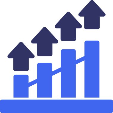 Büyüme. Web simgesi basit illüstrasyon