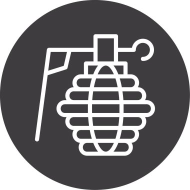 askeri simge vektör illüstrasyonu