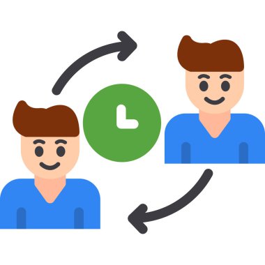 Çalışanların & çalışması için iş yönetimi dairesi simgesi