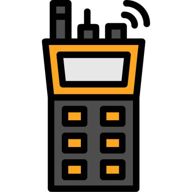 Anten simgesi, vektör illüstrasyonu