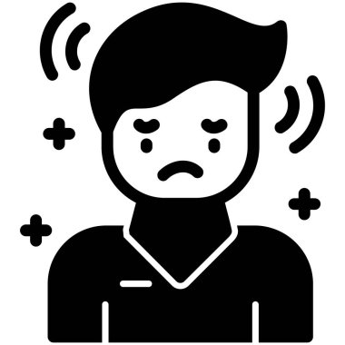 Baş ağrısı baş ağrısı simgesi