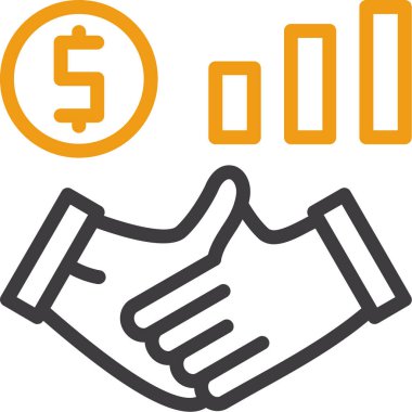 Dolar simgesi vektör illüstrasyonu