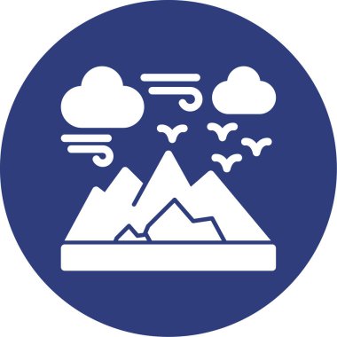 Bulut. Web simgesi basit illüstrasyon