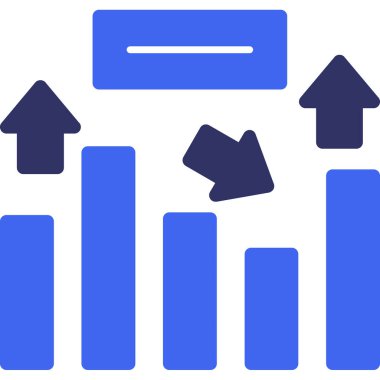 çubuk çizelgesi büyümesi simgesi