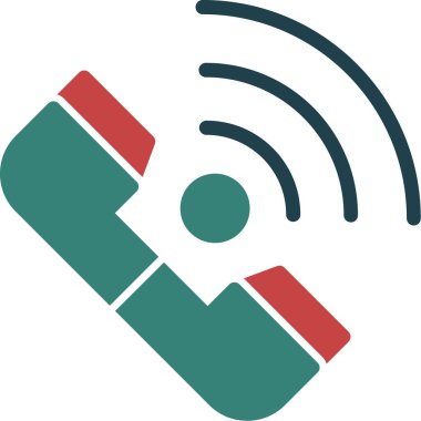 kablosuz telefon vektör simgesi