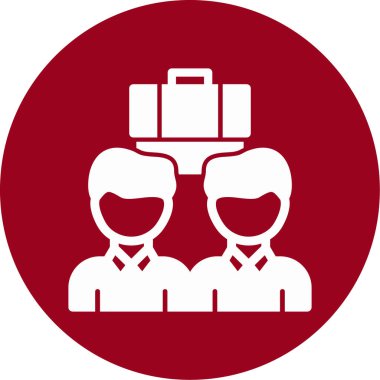 iş simgesi vektör illüstrasyonu