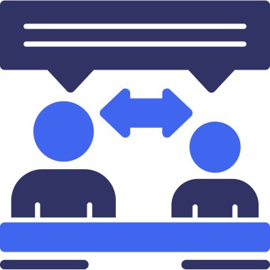 İş simgesinin vektör illüstrasyonu