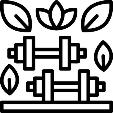 Fitness vektör resmetme