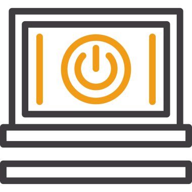 Güç. Web simgesi basit illüstrasyon