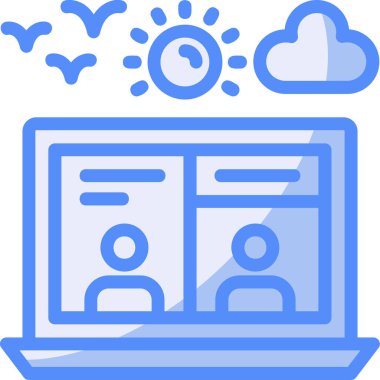 Bulut veri tabanı simgesi - taslak biçimi