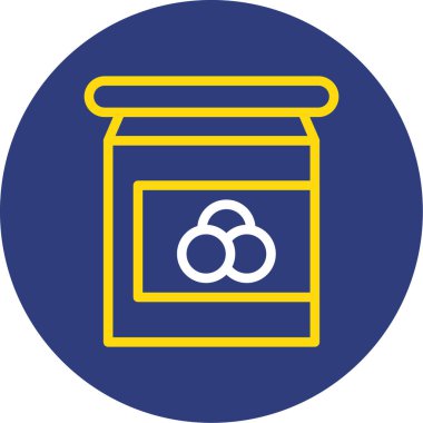 Gıda simgesinin vektör illüstrasyonu