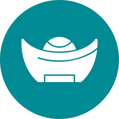 Yiyecek ve içecek ikonunun vektör illüstrasyonu