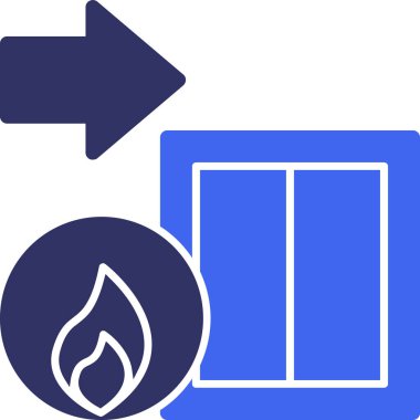 Bir kitap simgesinin vektör illüstrasyonu