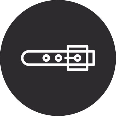 Modern b 'nin vektör illüstrasyonu simge müziğinden yoksun