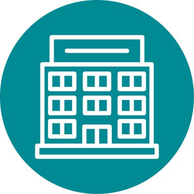 okul simgesi vektör illüstrasyonu