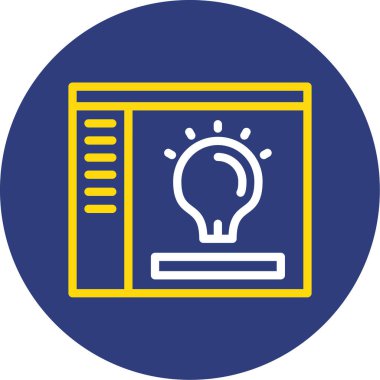 Modern eğitim ikonunun vektör illüstrasyonu