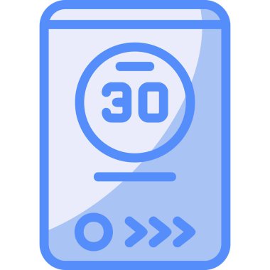 Kronometre kronometre renk simgesi vektörü. Zaman göstergesi. izole edilmiş sembol çizimi