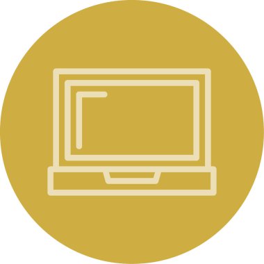 laptop vektör çizim