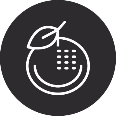 vektör meyve simgesi illüstrasyonu