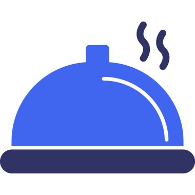 Şef şapkası. Web simgesi vektör illüstrasyonu