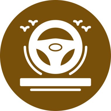 trend düz stil izole edilmiş arka planda vektör araba simgesi