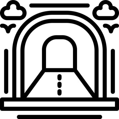 Otel simgesi vektör illüstrasyonu