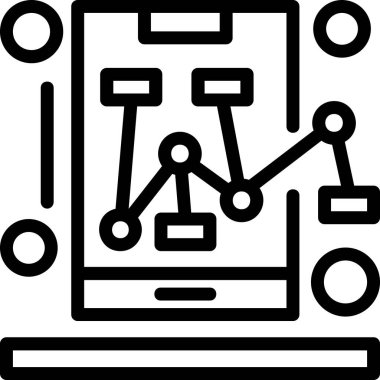 şebeke. Web simgesi basit illüstrasyon