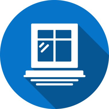 pencere simgesi vektör illüstrasyonu