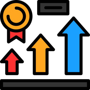 iş büyümesi ok simgesi