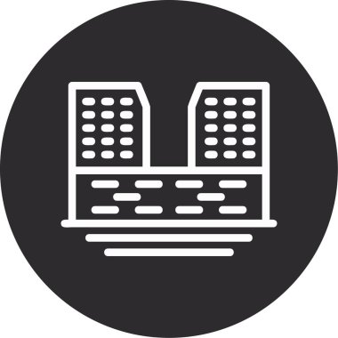 Modern simgenin vektör illüstrasyonu