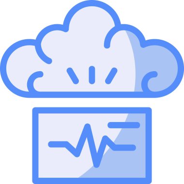 bulut veri hesaplama simgesi