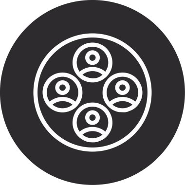 Eşsiz basketbol oyuncusu çizgi vektör simgesi