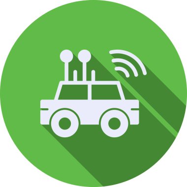 Araba paylaşımı. Basit illüstrasyon