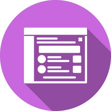 Tarayıcı simgesi. Web tasarımı