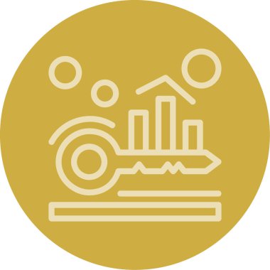 Modern yapı simgesinin vektör illüstrasyonu