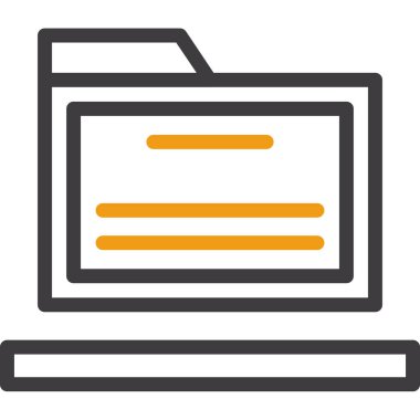 Bilgisayar. Web simgesi basit illüstrasyon