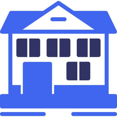 Bina. Web simgesi basit tasarım