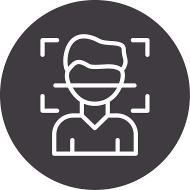 avatar kişi erkek simgesi ana hatlar biçiminde