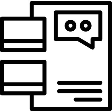 sohbet ileti simgesi