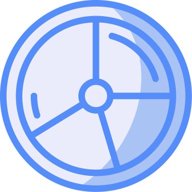 Pusula simgesi, vektör illüstrasyonu beyaz arkaplanda izole edildi