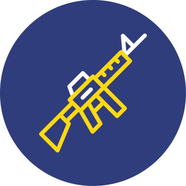 Askeri simgenin vektör illüstrasyonu