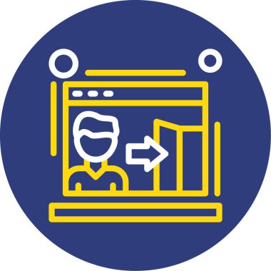 Çevrimiçi Dükkan simgesi vektör çizimi