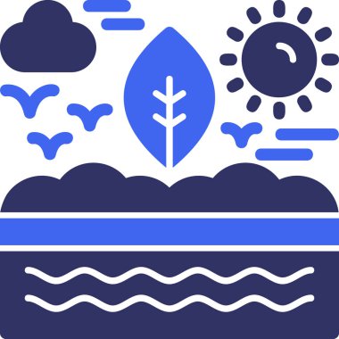 Bulut. Web simgesi basit illüstrasyon