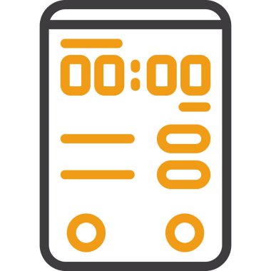 zaman kontrol vektör simgesi